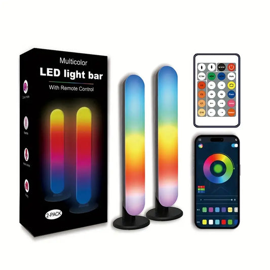 Ilumina Tu Mundo: 2 Pack Smart LED Light Bar con Modos Dinámicos y Sincronización Musical